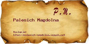 Palesich Magdolna névjegykártya